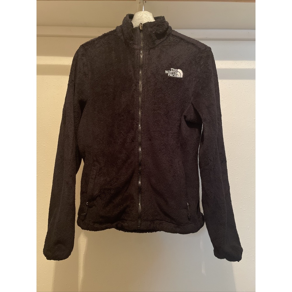 The North Face Osito Jacket Soft Shell Full Zip Mock Neck Fleece Women S/M Black